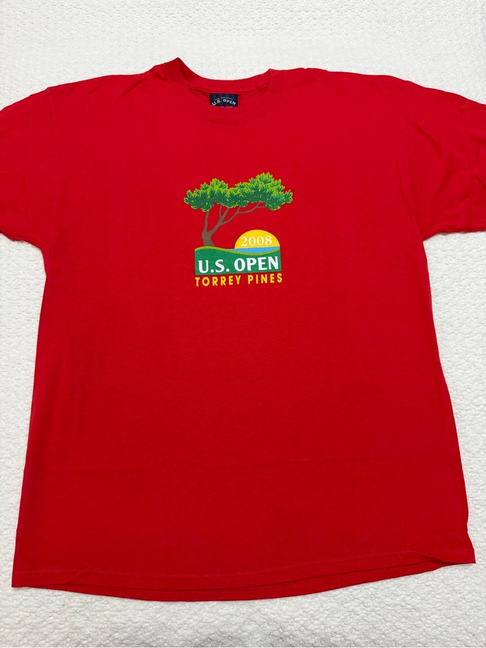 The Official U.S. Open Golf Collection 2008 Torrey Pines T-shirt Red Size XL